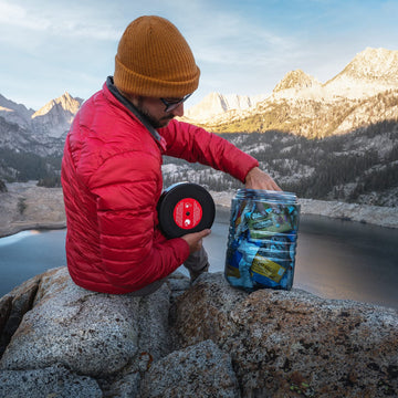 BearVault BV500 Journey pack straps ease transport between campsites