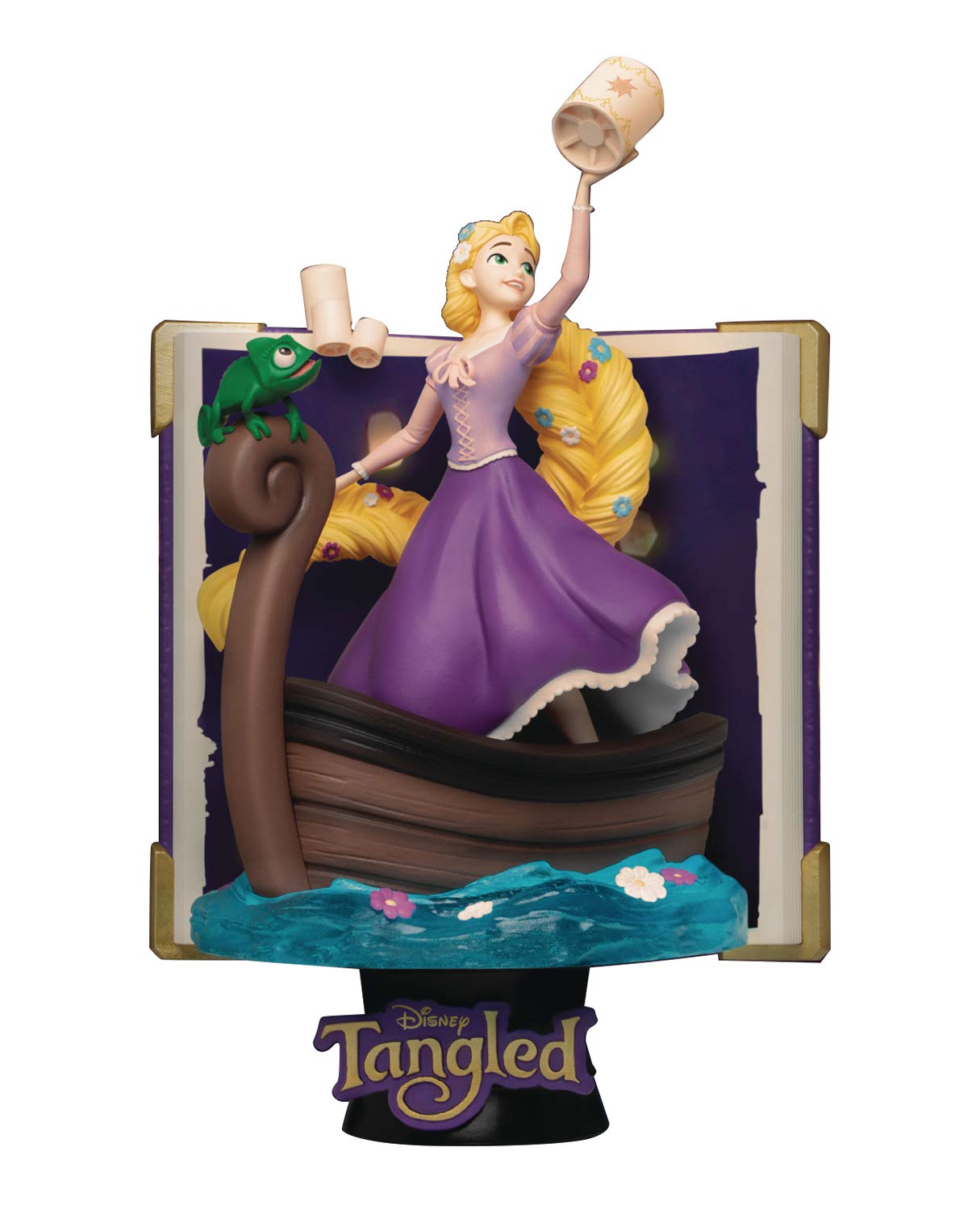 Beast Kingdom Rapunzel DS-078 D-Stage figure with vibrant multicolor finish for display.