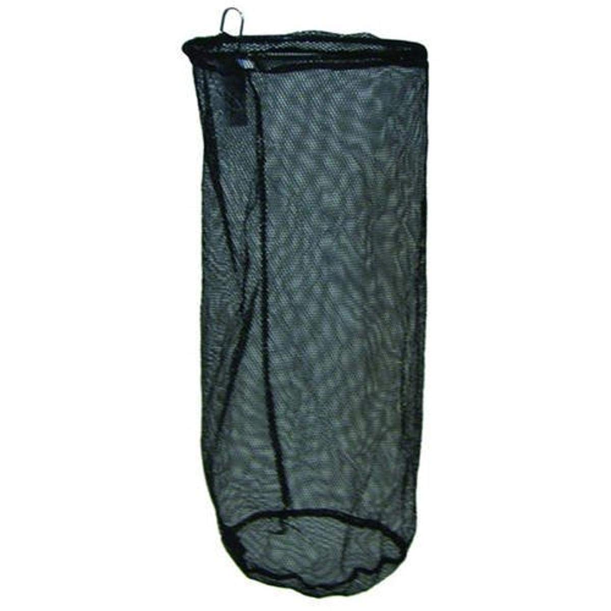 Beau Mac Source Management Clam Net, 6-inch diameter in black, with belt attachment for portable use.