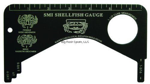 Beau Mac Source Mngmnt 19106 Gauge in aluminum, compact gear organization for fishing trips.