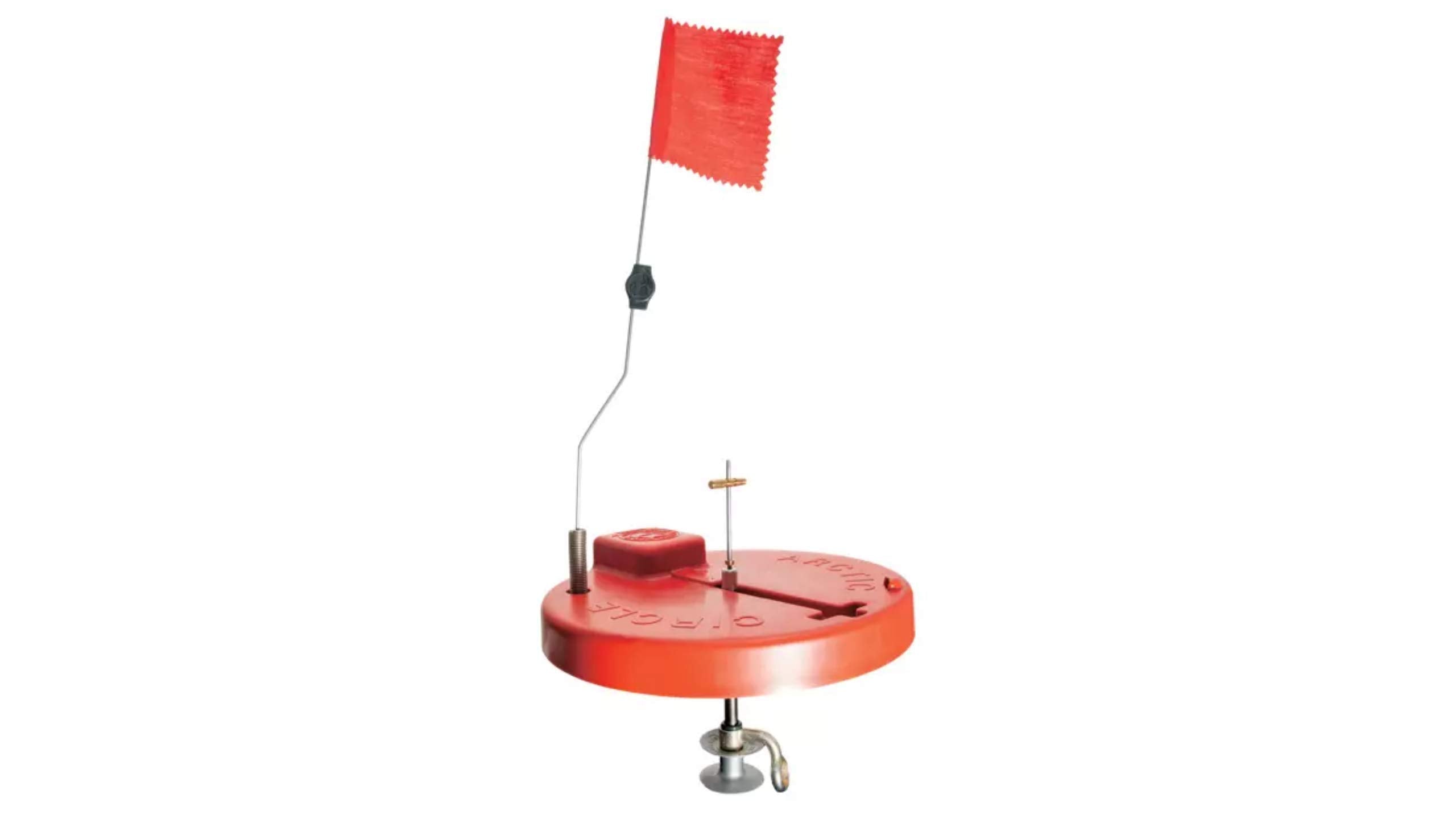 Beaver Dam BD10 RD 10-inch round-tip fishing component for ice fishing setups.