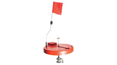 Beaver Dam BD10 RD 10-inch round-tip fishing component for ice fishing setups.