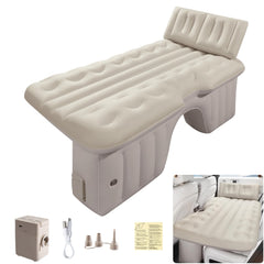 BEBAS self-inflating SUV air mattress backseat bed unfolded for comfortable road trips.