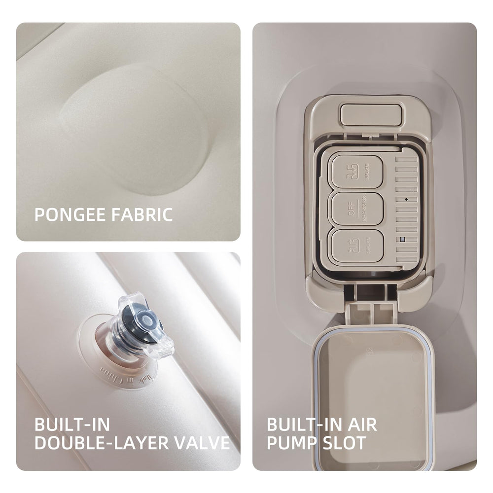 BEBAS universal-fit backseat mattress demonstrates compatibility across cars and SUVs.