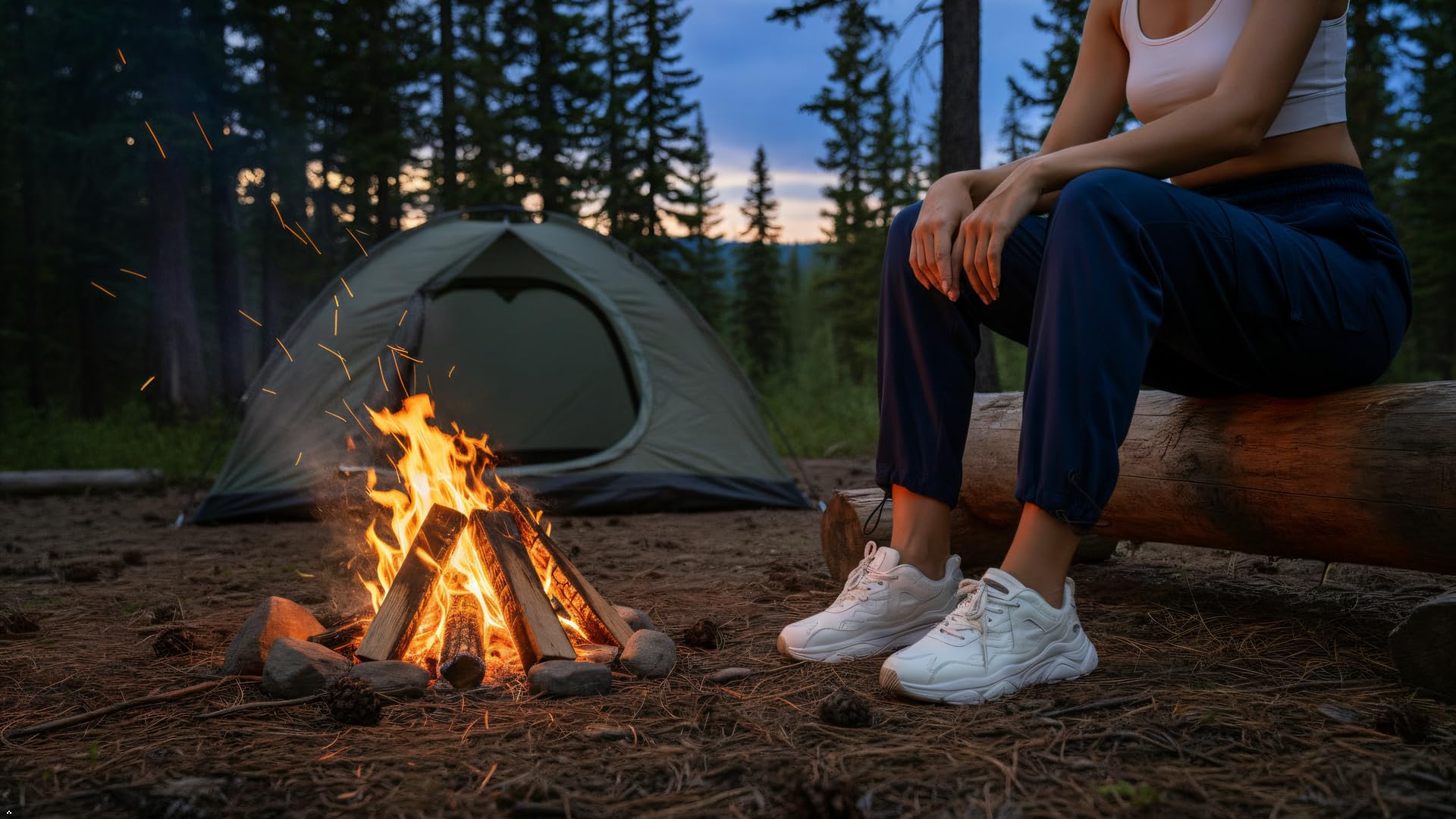 bebopotan quick-dry cargo pants navy on-trail scene ideal for outdoor adventures