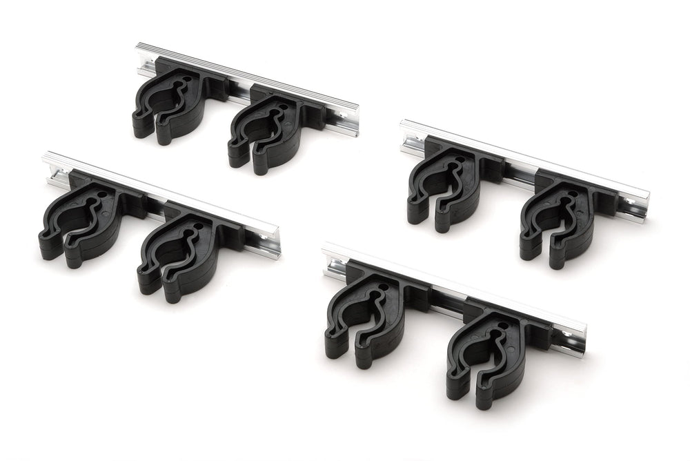 Beckman Net BRH-4 rod holders with aluminum and rubber grip for secure aboard storage