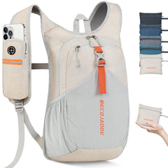 BECOJADDE 15L backpack folded-compact ideal for easy packing and space saving