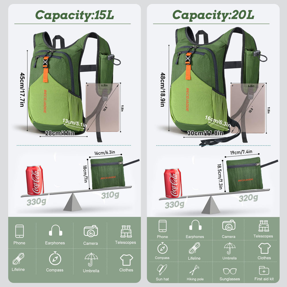BECOJADDE chest-strap buckle with whistle offers emergency readiness.