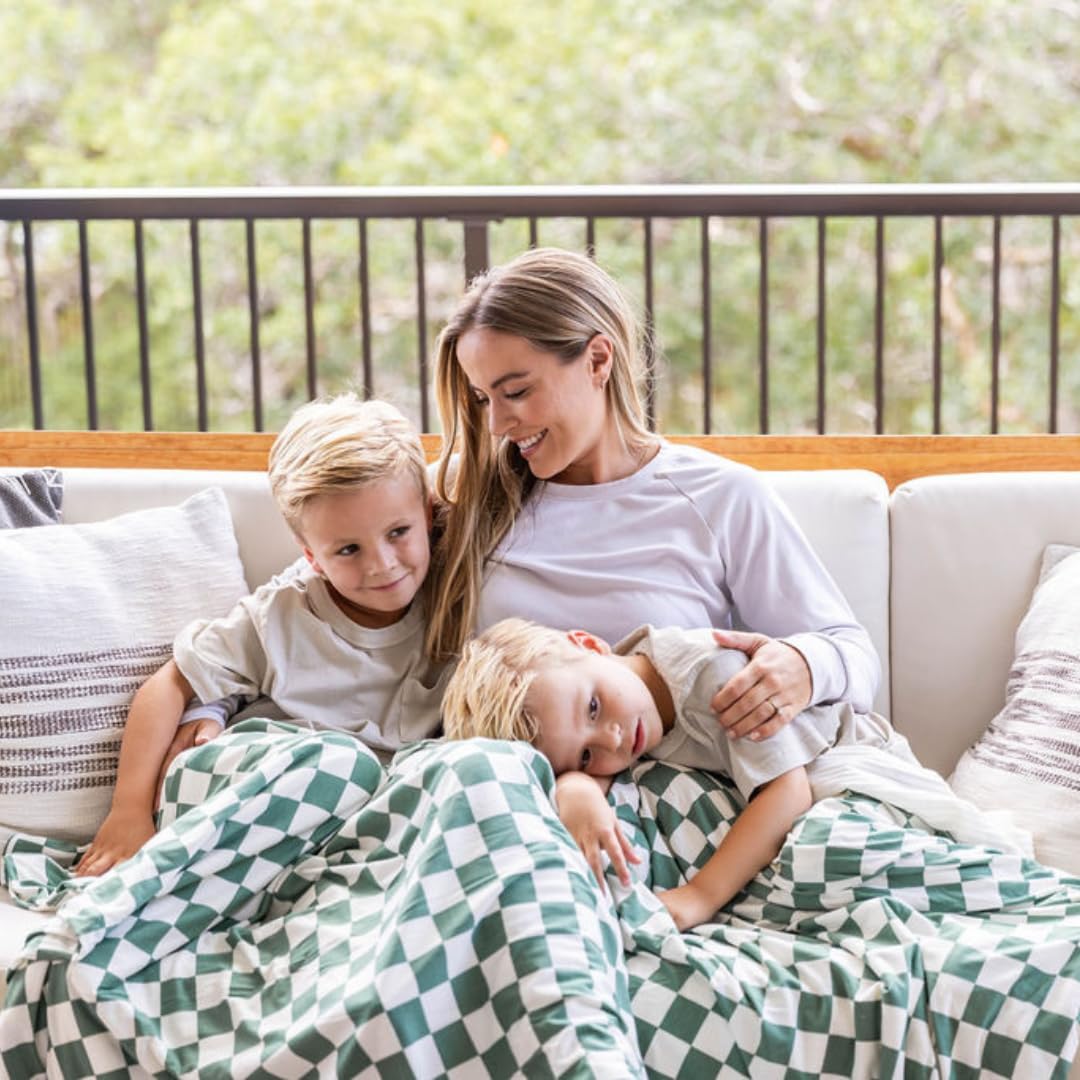 Beddy's travel blanket spread on a car seat for road-trip warmth and full coverage
