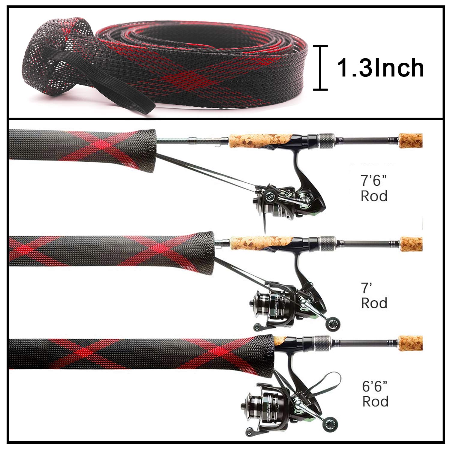 Beetwo rod sleeve with lanyard