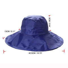 BeFur hat featuring adjustable chin cord for secure fit in wind.