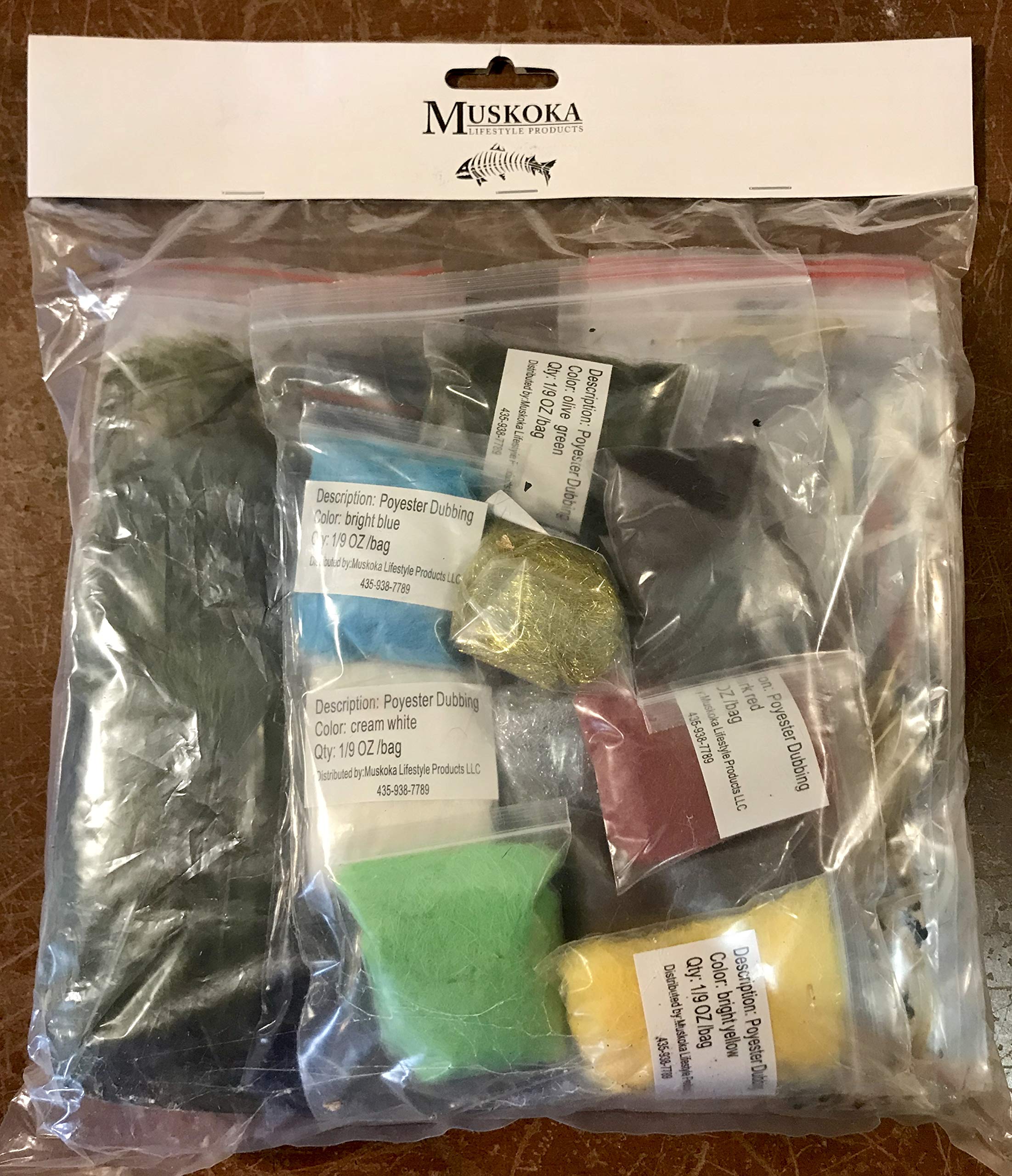 Fly tying kit suitable for beginners and experts