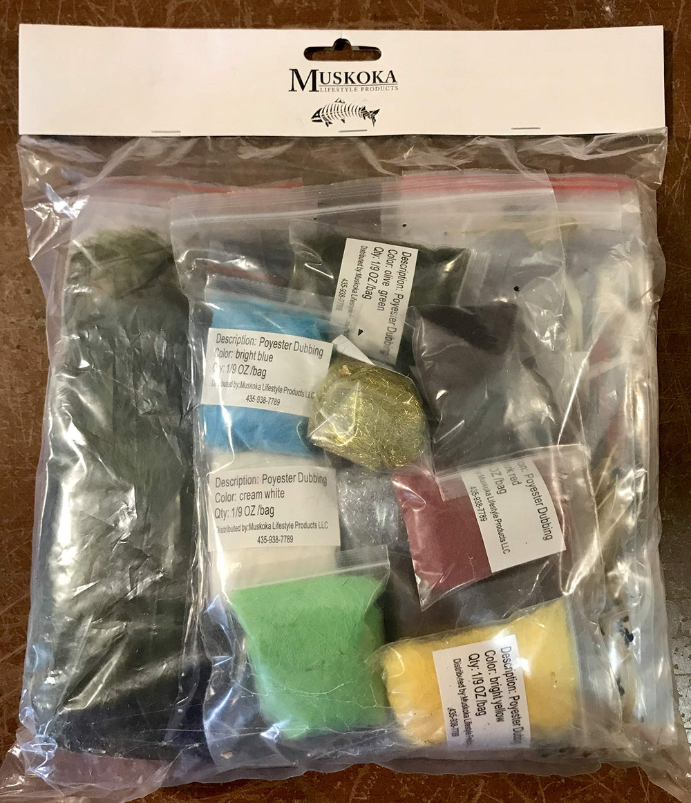 Fly tying kit suitable for beginners and experts