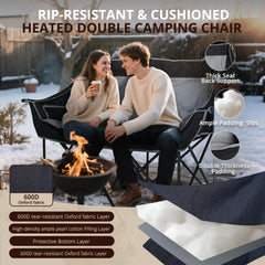 Begonia.K heavy-duty chair supports up to 500 lbs for rugged outdoor use.