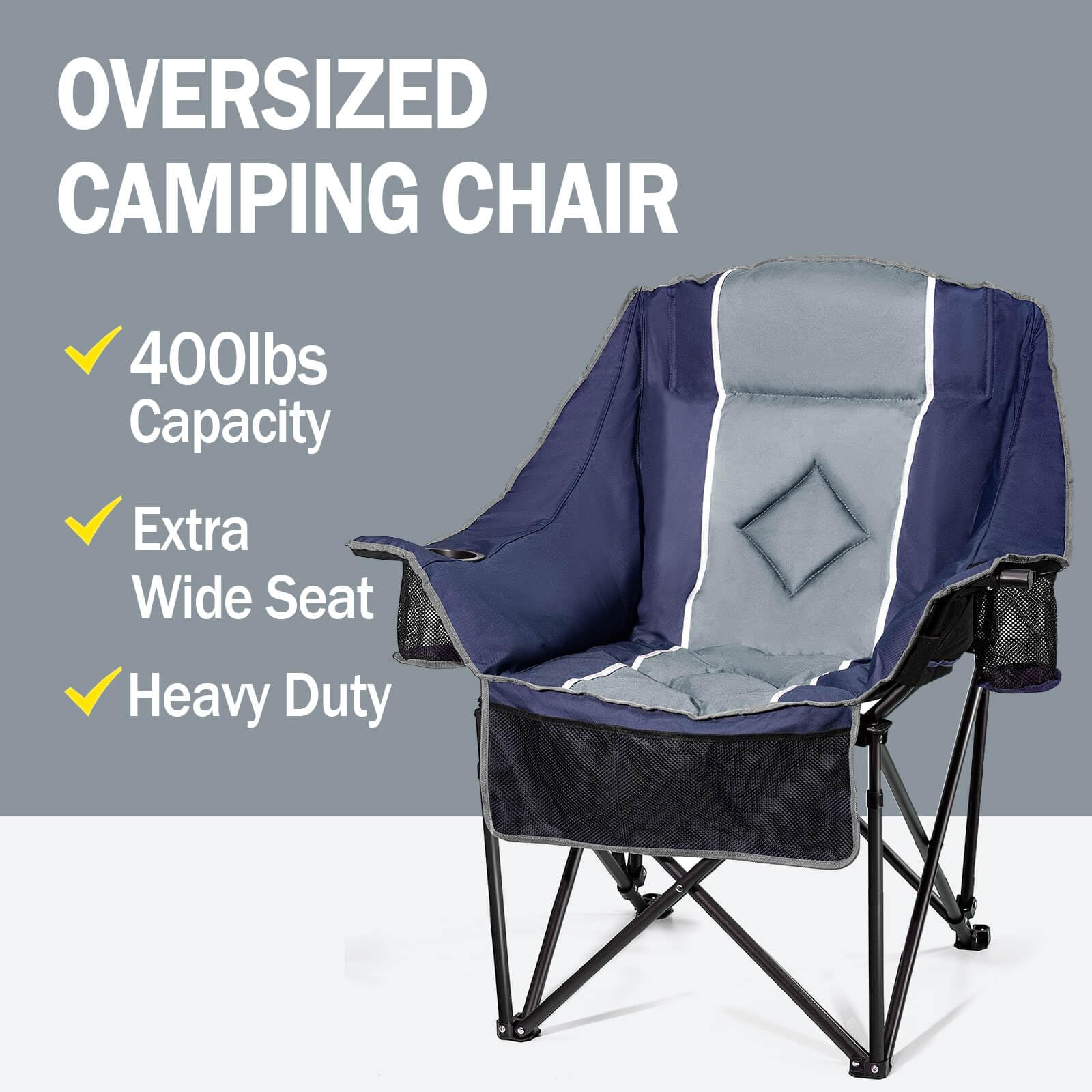 Behairity oversized chair with 400 lb frame demonstrates durable support.