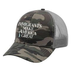 BEIXBE Immigrants Make America Great Hat side view for street style