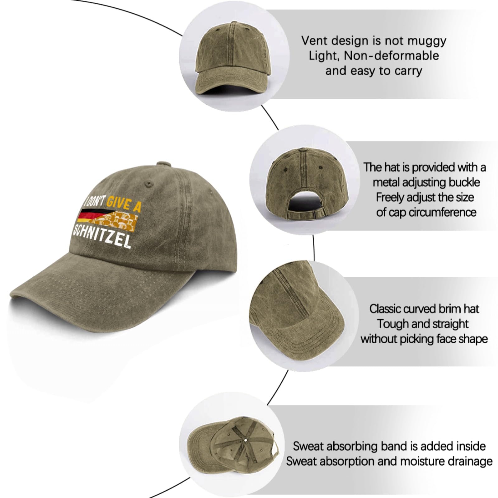 BEIXBE unisex cap for hiking, camping, or casual wear