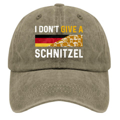BEIXBE funny wurst beer hat in washed denim for casual outdoor wear