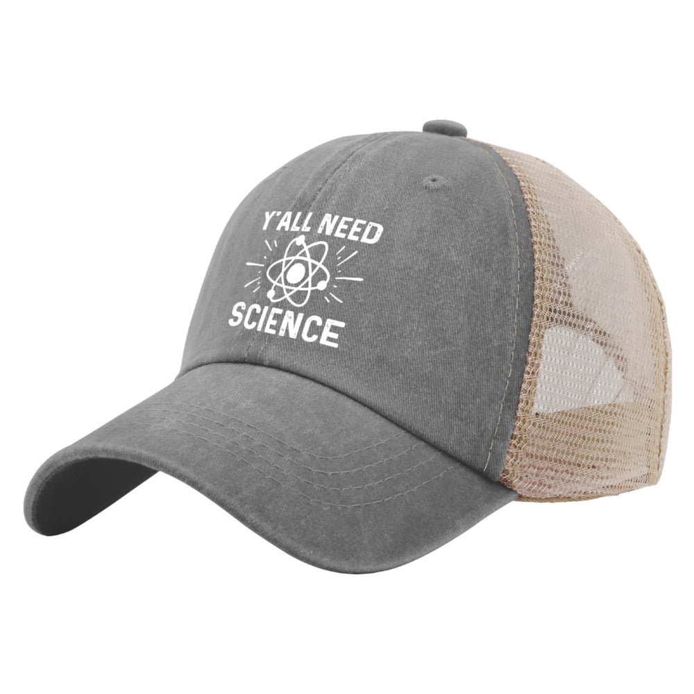 BEIXBE Y'all Need Science hat back mesh emphasizes airflow for hot days