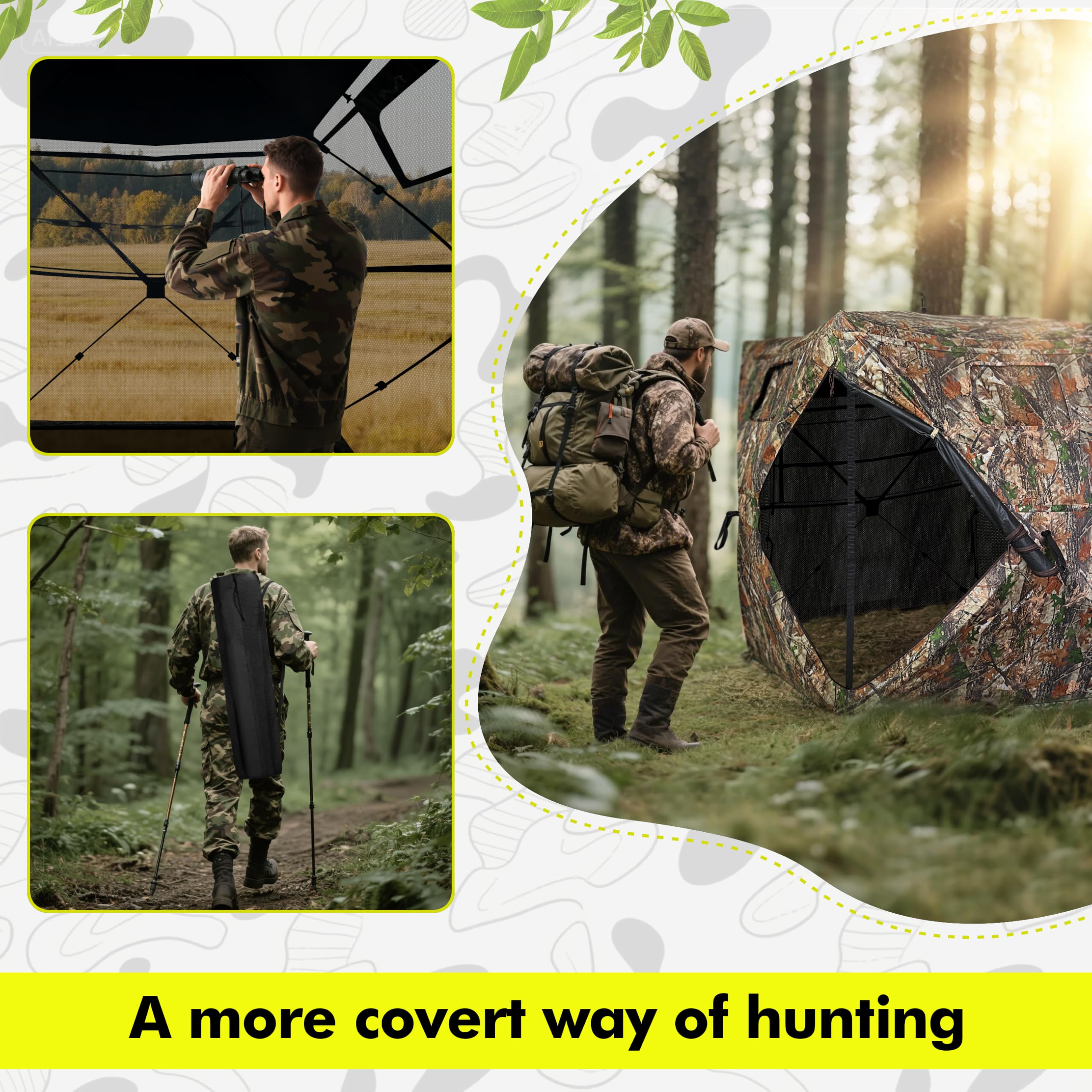 BELKIDZ Floor 58x58 design supports gear layout in the blind.