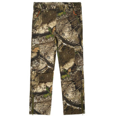 Bell Rangers Realtree APX camo pants front view highlighting six-pocket utility for secure field storage.