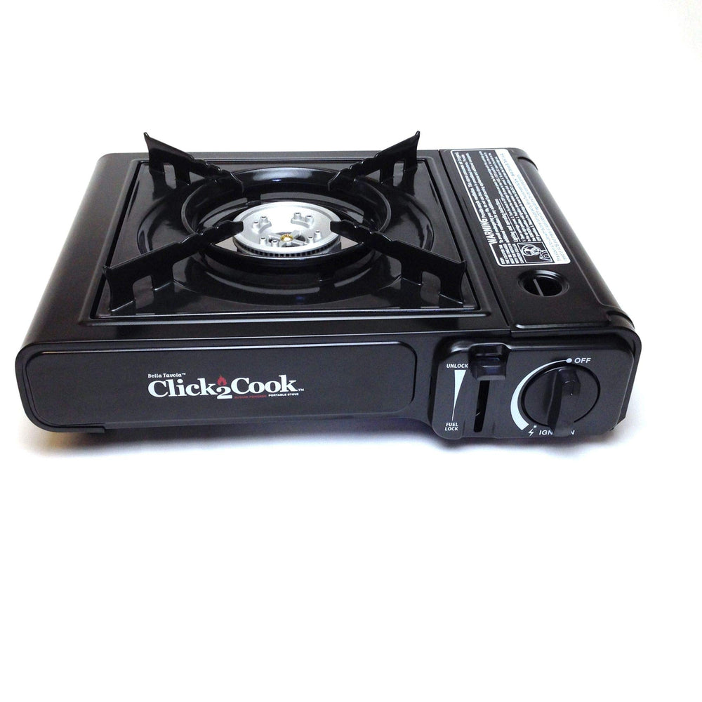 Bella Tavola BT-4000 burner with piezo ignition for outdoor cooking versatility.