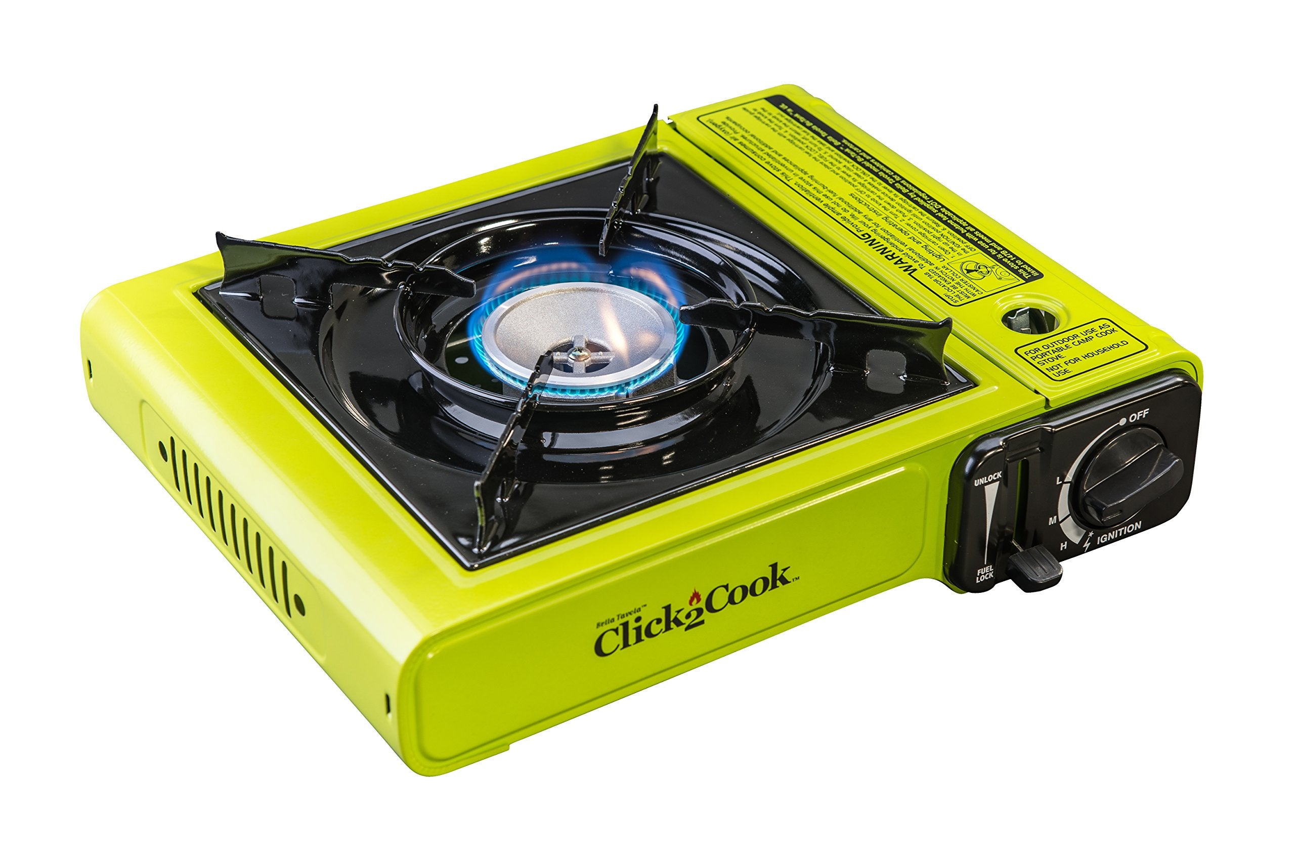 BT-4500 cast aluminum burner delivers steady heat from simmer to boil.