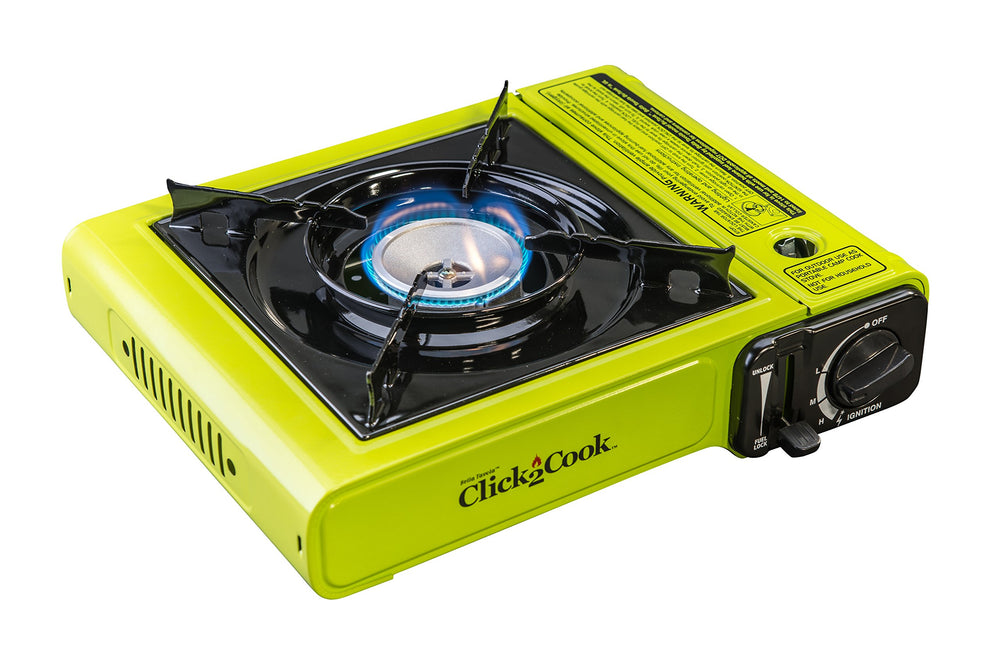BT-4500 cast aluminum burner delivers steady heat from simmer to boil.