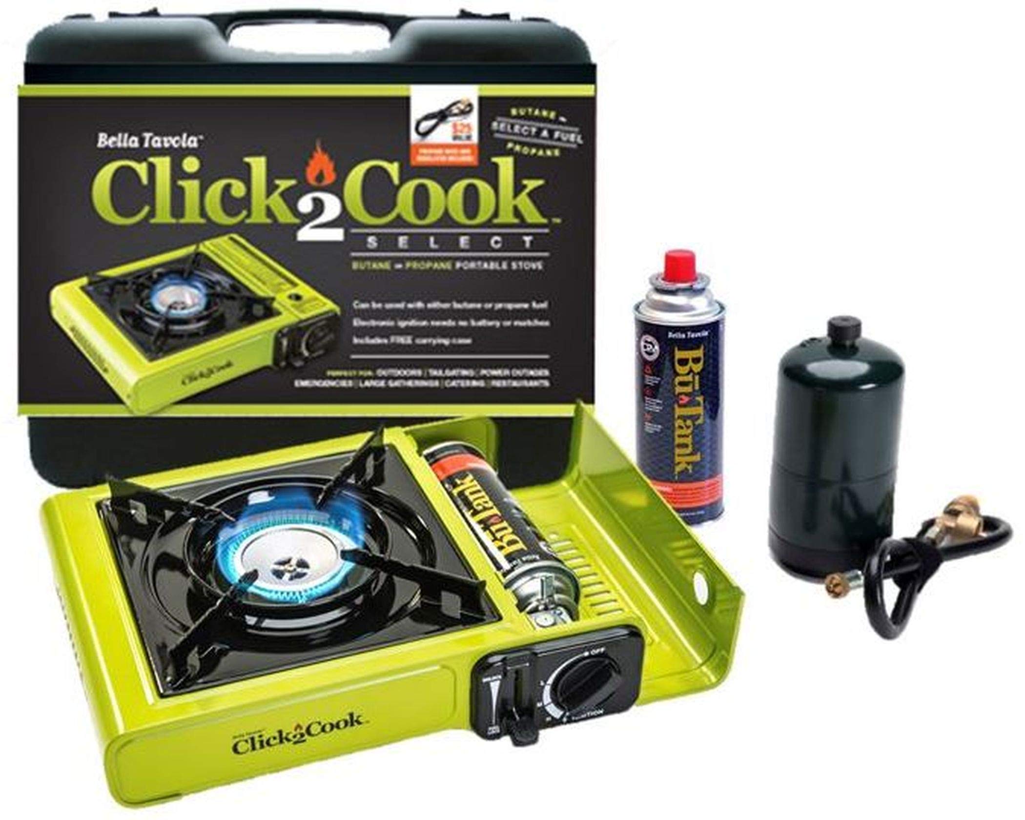 Bella Tavola BT-4500 with piezo ignition for quick, reliable start.