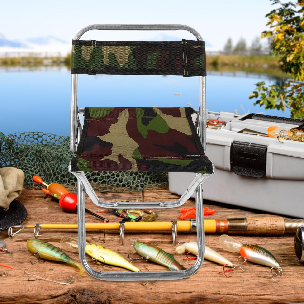 BELLIFFY easy-carry folding chair ideal for picnics and events.