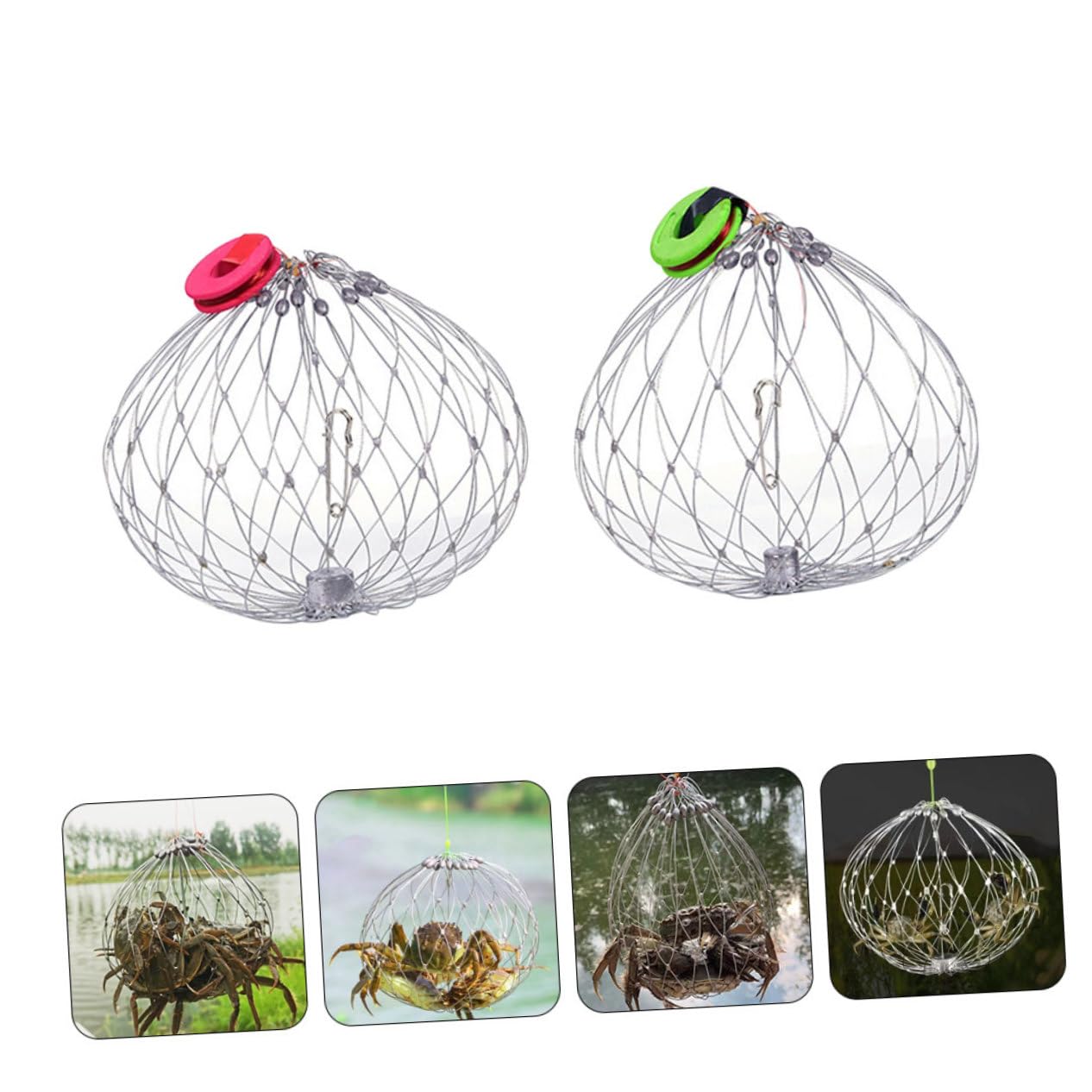 The BELLIFFY minnow trap includes a bait case and easy cleaning