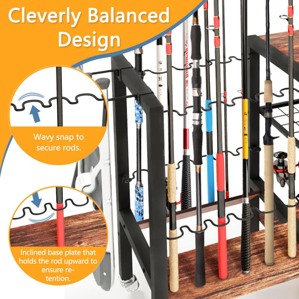 Belloyon durable steel construction protects rods during storage