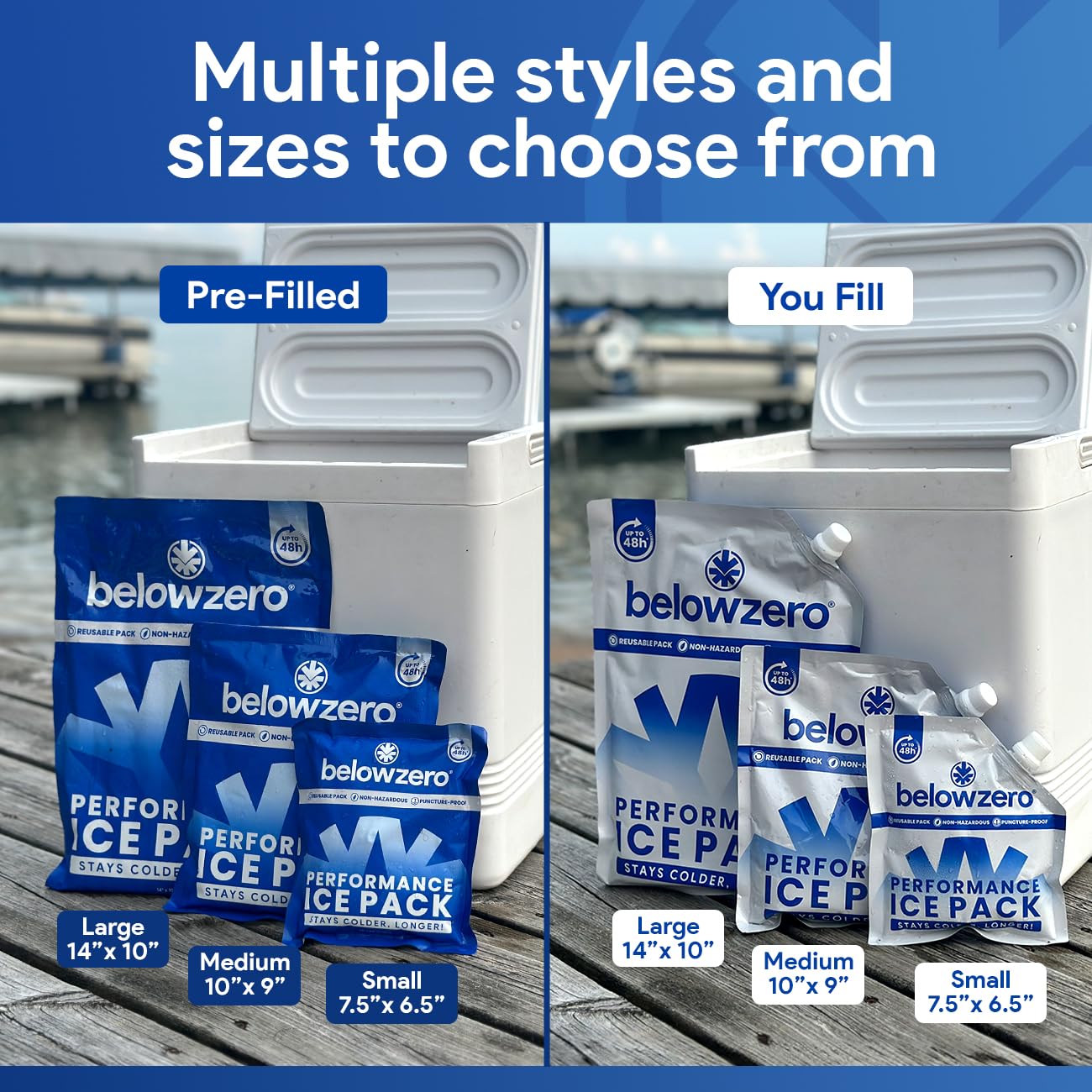 Below Zero packaging and durability emphasize long-lasting performance.