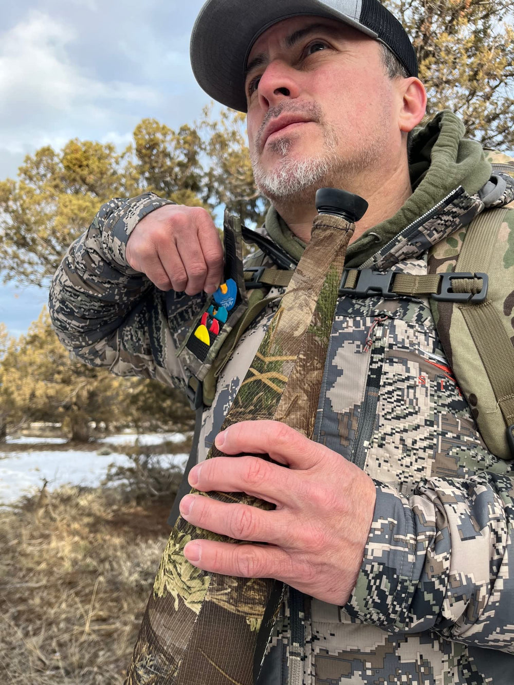 Bend-Able Reed Quiver Express field-ready for all-day elk and turkey hunts