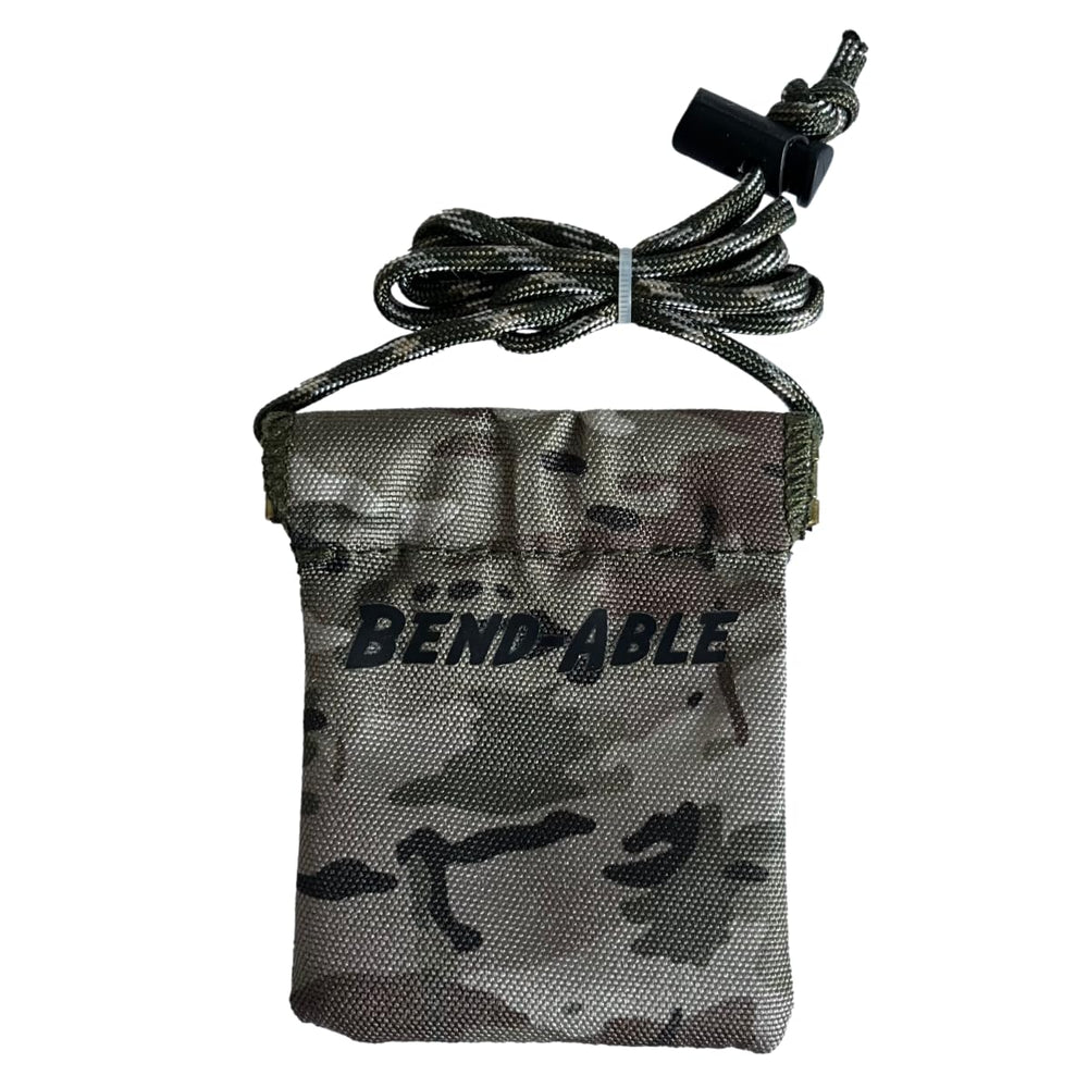 Bend-Able Reed Quiver Pouch front view for fast access to reeds.