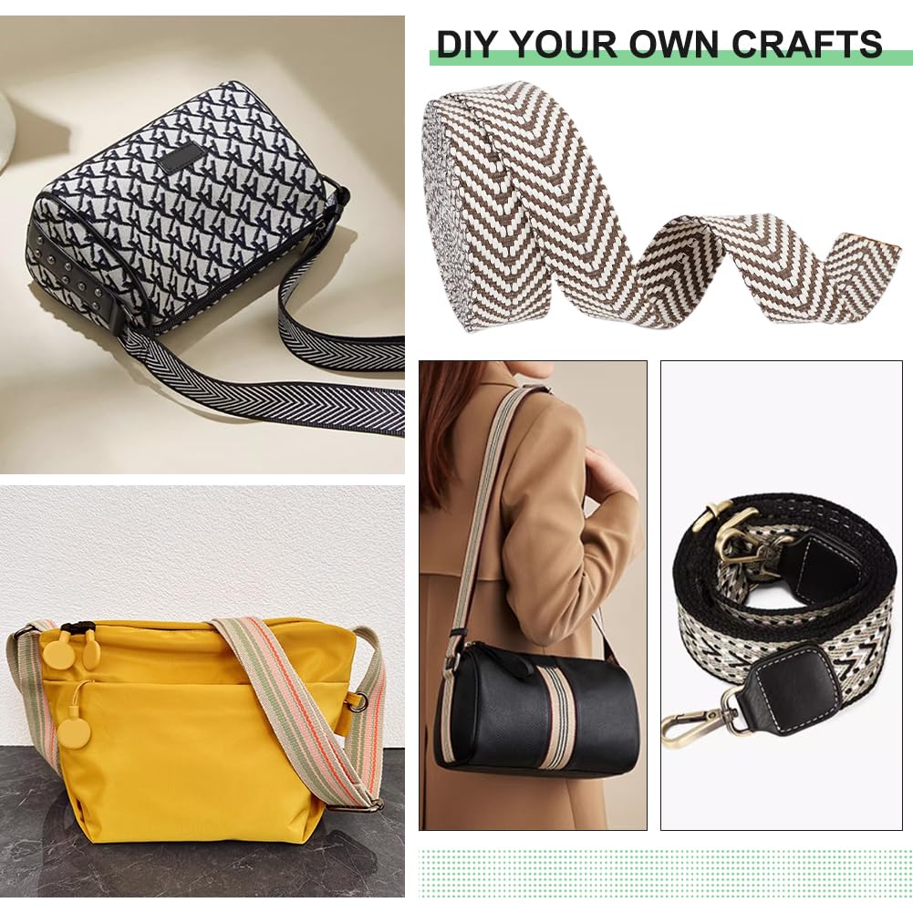 Sunlit BENECREAT olive arrow pattern webbing highlighting vintage-inspired accents.
