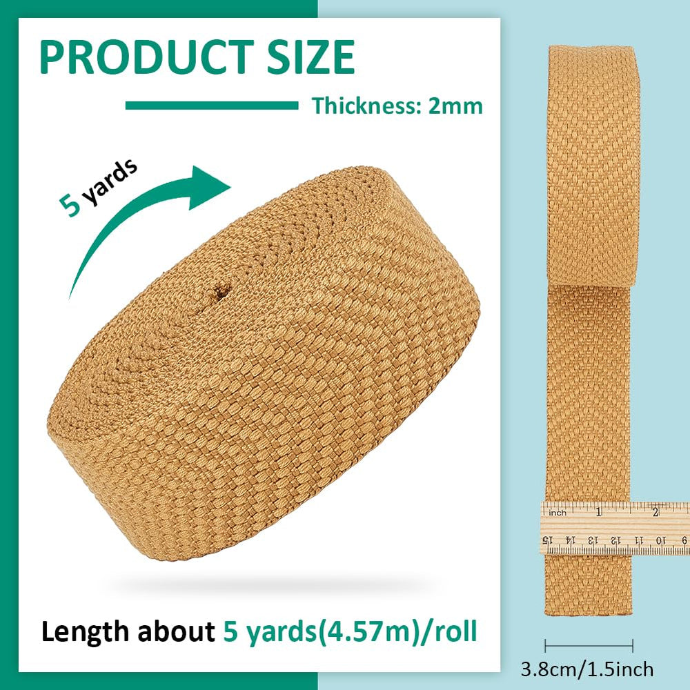 BENECREAT watch band webbing is durable and easy to sew for DIY straps.