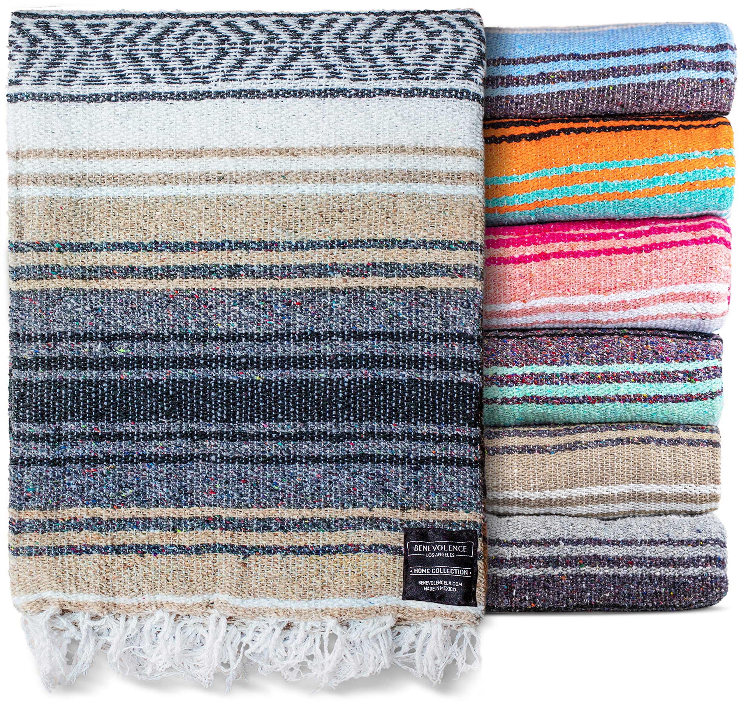 Benevolence LA blanket after washes reveals durability and softening over time.