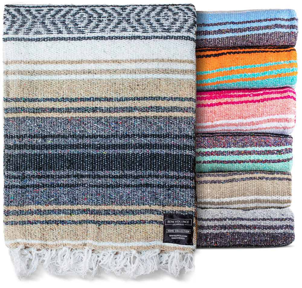 Benevolence LA blanket after washes reveals durability and softening over time.