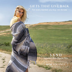 Benevolence LA blanket texture close-up highlighting soft, cozy material.