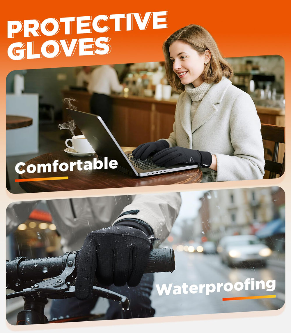 Benirap winter gloves unisex-fit suits both men and women.
