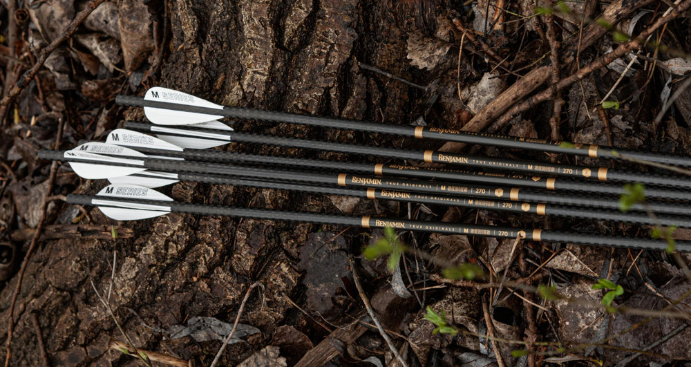 Benjamin BAMA-6PK 2.6-inch vanes improve stability in flight.