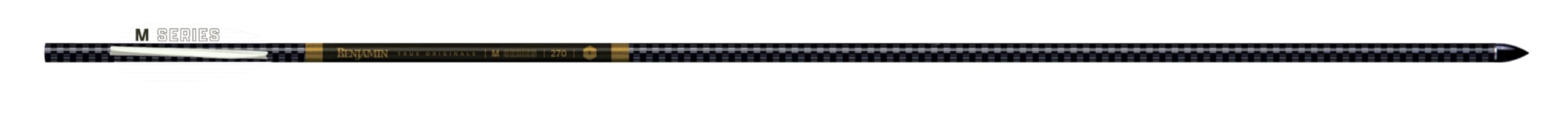 Benjamin BAMA-6PK aluminum-insert arrow emphasizes durability and precise alignment.