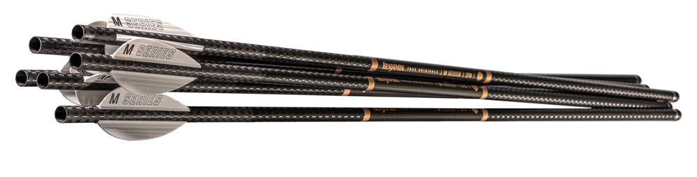 Benjamin BAMA-6PK carbon-shaft arrow with 270 spine for consistent flight.