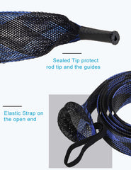 Beoccudo rod sock white and black color option