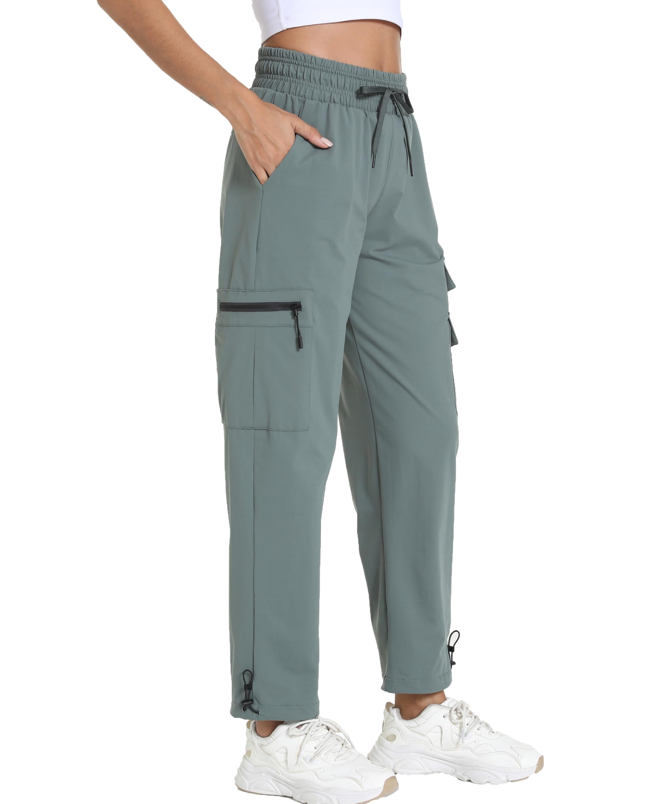 Bepopotan cargo pockets flatlay show convenient storage during hikes
