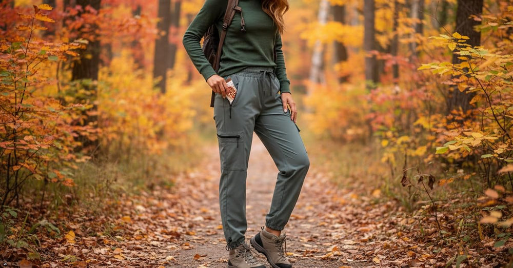 bepopotan quick-dry women's cargo pants lightweight material for movement-friendly activewear