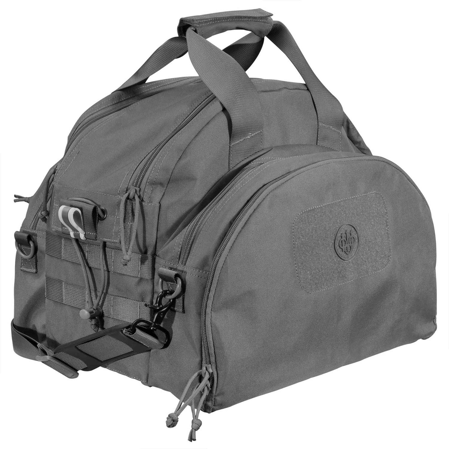 Beretta 38L range bag side compartments for quick tool access.