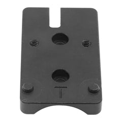 Beretta 90 Series RDO plate installed on pistol enables quick dot alignment for improved aiming