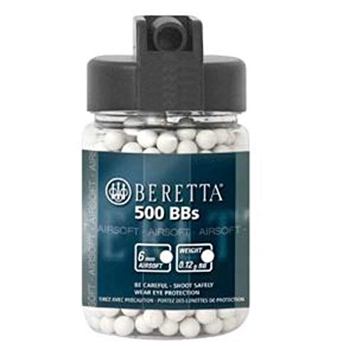 Beretta 92FS 6mm airsoft spring clear box with included BBs ready for play.
